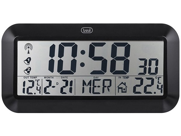 Orologio Da Parete Radio MEBUS Modello 41787 - Orologio A Muro Con Ricezione Radio