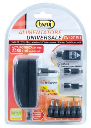 Alimentatore Universale Nimo 29V - 2A - 58W - Con Jack 5,5x2,1 Mm - Per Elettronica Varie